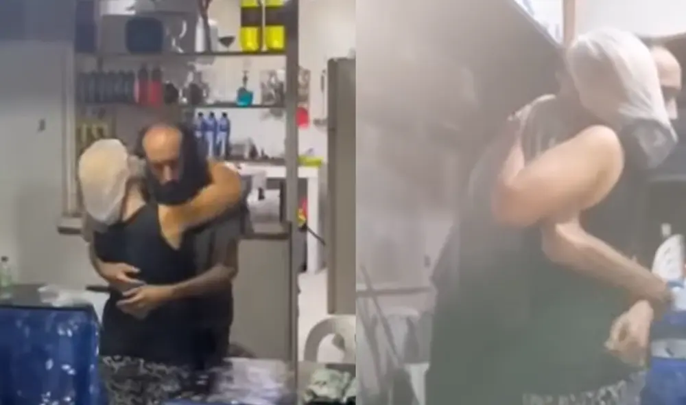 La madre venezolana y su hijo se reencontraron después de cuatro años. Foto: Composición LR/ YouTube La madre venezolana y su hijo se reencontraron después de cuatro años. Foto: Composición LR/ YouTube