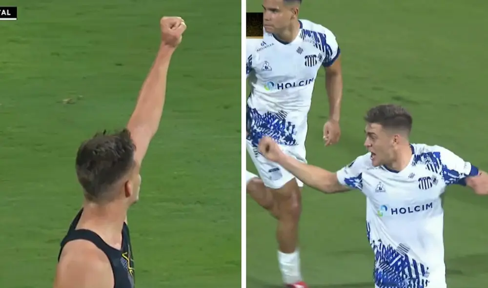 Talleres empató el partido a Alianza Lima en 10 minutos. Foto: captura de ESPN