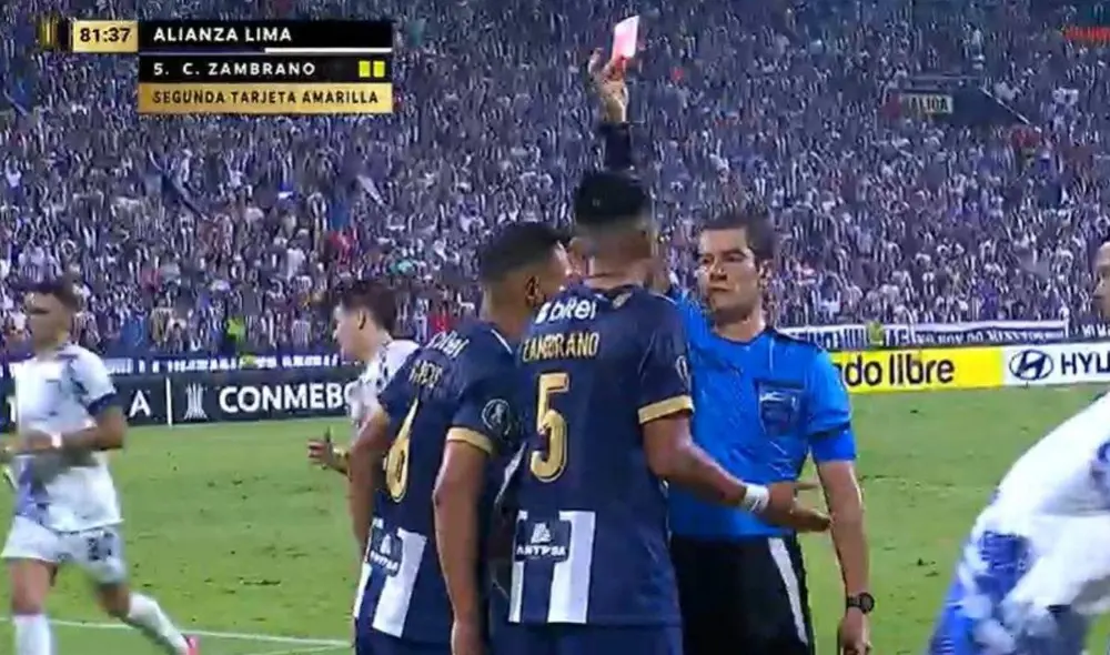 Zambrano se perderá el partido ante Sao Paulo. Foto: captura de ESPN Zambrano se perderá el partido ante Sao Paulo. Foto: captura de ESPN