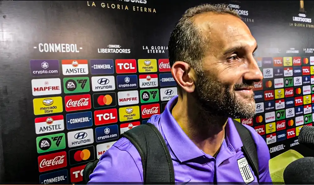 Hernán Barcos le dio el gol de la victoria a Alianza Lima para vencer a Talleres por Copa Libertadores. Foto: captura de pantalla