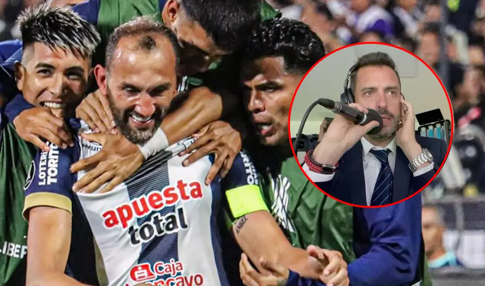Pablo Giralt narró el Alianza Lima vs Talleres. Foto: composición LR/captura de Pase Filtrado
