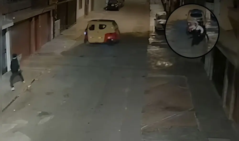Policía de civil se enfrenta a delincuentes en San Juan de Miraflores. Foto: Captura de pantalla de YouTube