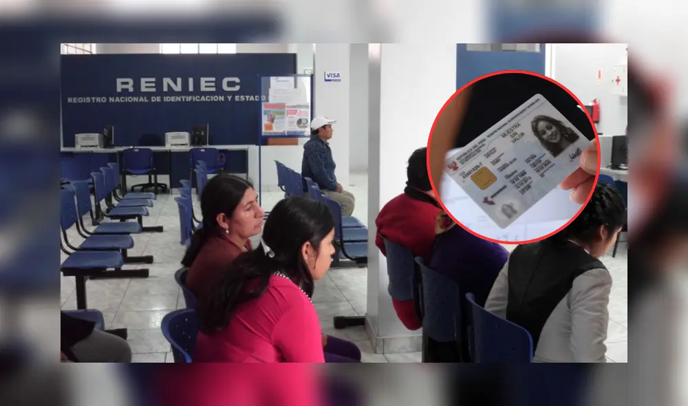 Registro Nacional de Identificación y Estado Civil (Reniec) es el organismo encargado de identificar a los ciudadanos peruanos. Foto: Composición LR/Andina