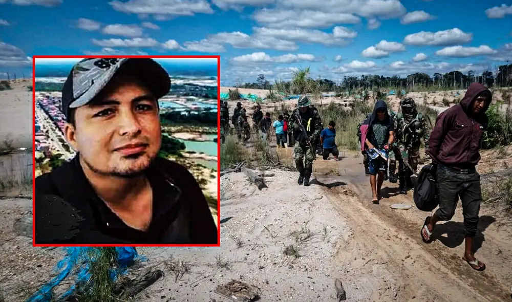 Edison Fernández Pérez, alias Chili, es sindicado como cabecilla de un grupo armado que protege a la minería ilegal en La Pampa. Foto: LR