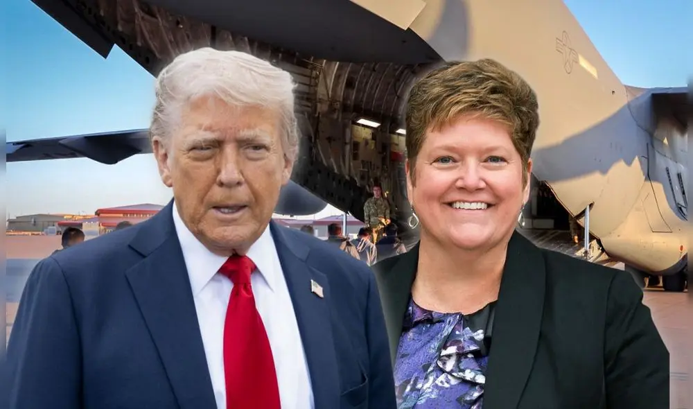 La jueza Charlotte Sweeney dictaminó qeue los inmigrantes pueden tener el debido proceso legal antes de ser deportados de EEUU. Foto: Composición LR/AFP/Charlotte Sweeney/Karoline Leavitt La jueza Charlotte Sweeney dictaminó qeue los inmigrantes pueden tener el debido proceso legal antes de ser deportados de EEUU. Foto: Composición LR/AFP/Charlotte Sweeney/Karoline Leavitt