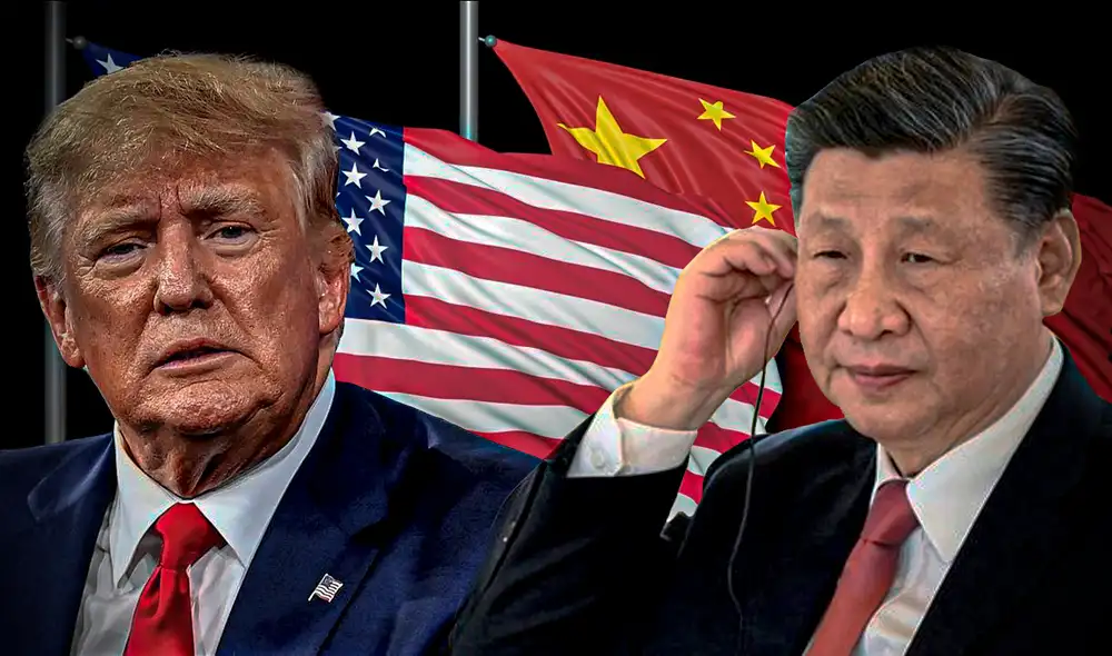 China y Estados Unidos: guerra arancelaria mantiene en tensión ambas potencias. Foto: Composición LR China y Estados Unidos: guerra arancelaria mantiene en tensión ambas potencias. Foto: Composición LR