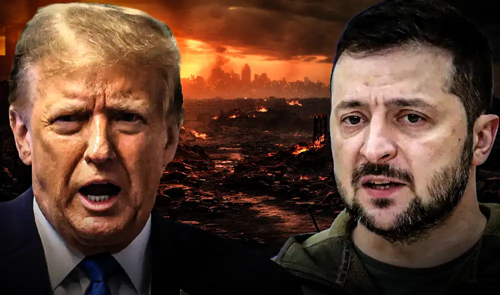 Donald Trump acusa a Zelensky de perjudicar las negociaciones para el fin de la guerra entre Ucrania y Rusia. Foto: composición LR Donald Trump acusa a Zelensky de perjudicar las negociaciones para el fin de la guerra entre Ucrania y Rusia. Foto: composición LR