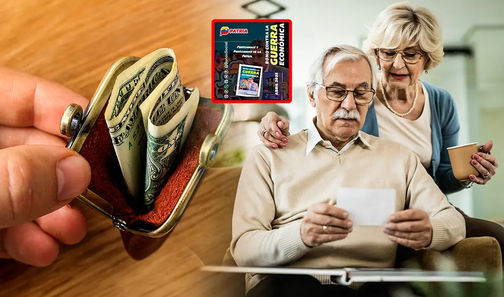 El Bono de Guerra para para pensionados solo se cobra por Patria. Foto: composición LR/Freepik/Patria