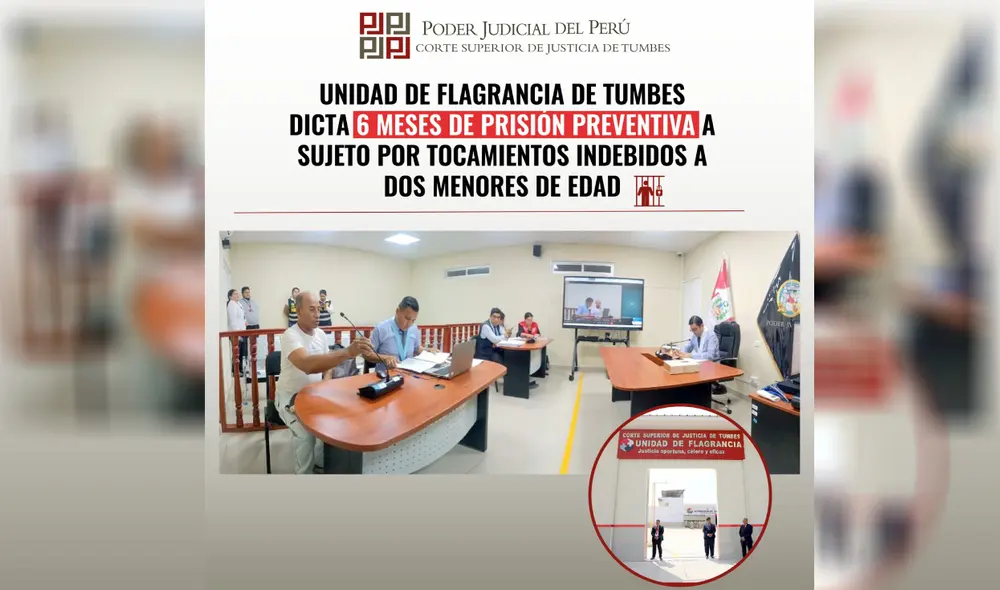 La medida coercitiva se cumplirá en el Establecimiento Penitenciario de Puerto Pizarro mientras avanzan las investigaciones del caso.