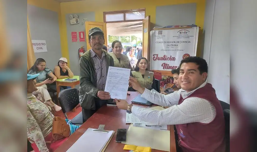 La actividad permitió recepcionar demandas sobre violencia familiar y solicitudes de rectificación de actas.