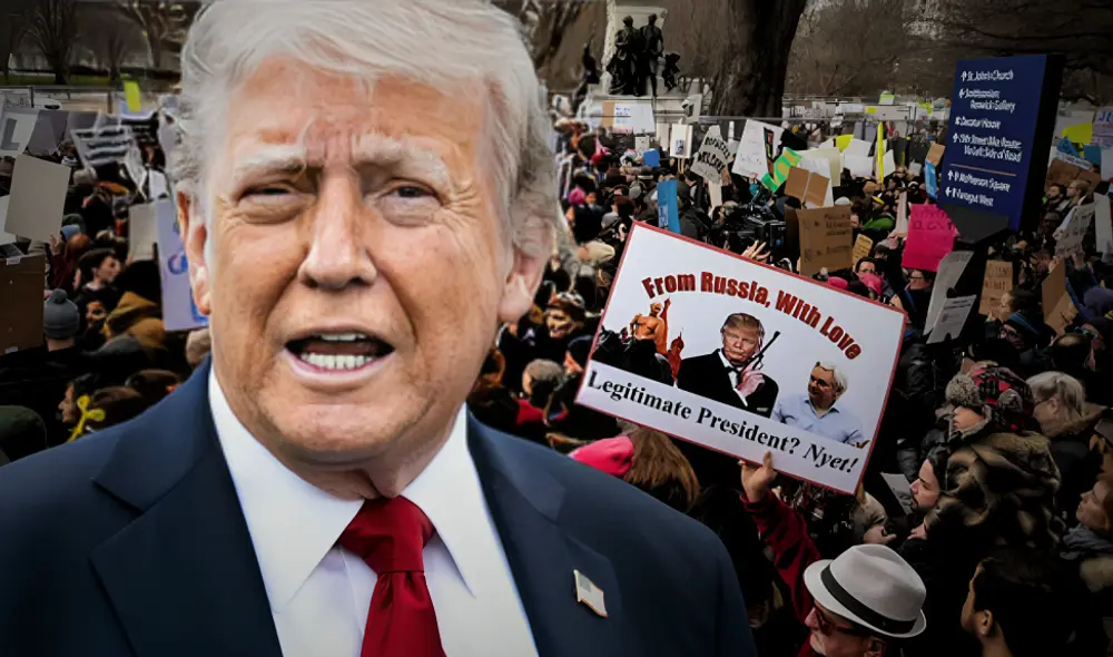 Donald Trump refuerza las deportaciones masivas con el Programa 287(g) del ICE. Foto: composición LR/AFP/Político Donald Trump refuerza las deportaciones masivas con el Programa 287(g) del ICE. Foto: composición LR/AFP/Político