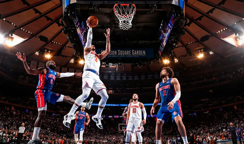 Los Knicks jugarán con los Pistons en el Little Caesars Arena. Foto: AFP