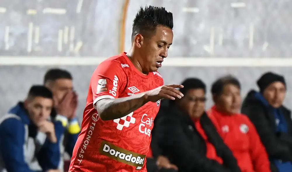 La última vez que Christian Cueva fue titular fue también el último partido que ganó el Papá. Foto: Cienciano