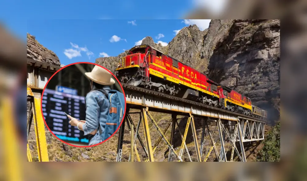 El servicio ferroviario que conecta Lima con Huancayo opera en fechas determinadas. Foto: composición LR/Andina