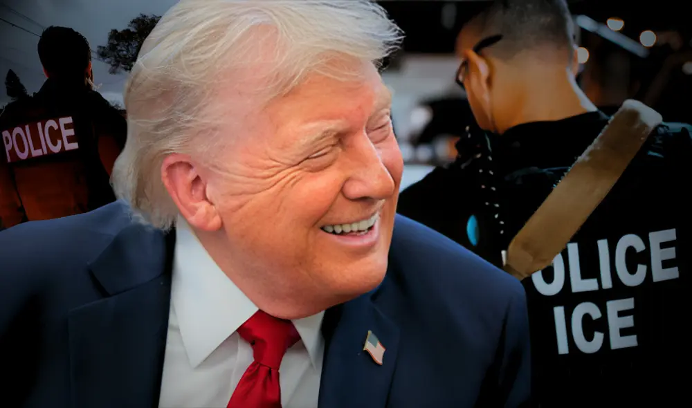 Inmigrantes con orden de expulsión deben realizar un pago al ICE y presentar documentos para evitar la deportación masiva de Donald Trump. Foto: composición LR/AFP/Los Angeles Times