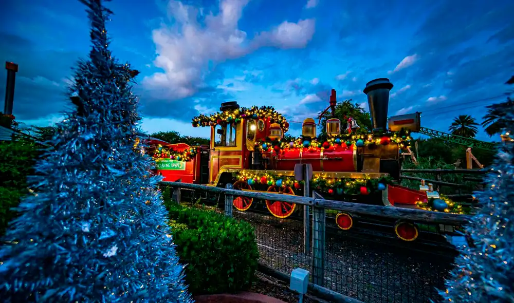 Christmas es un pueblo de Florida cuyo entorno que parece sacado de una tarjeta navideña. Foto: difusión