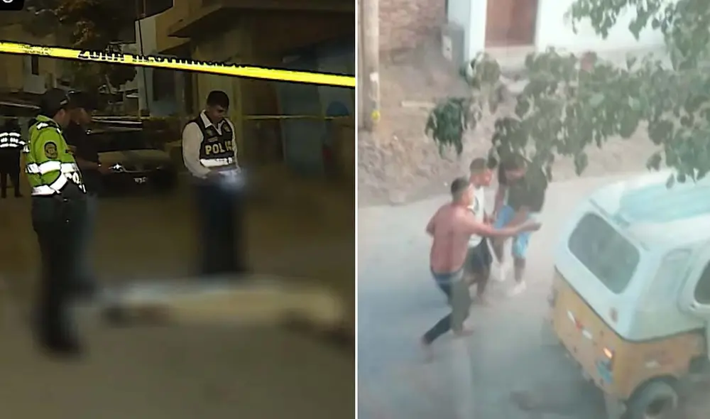 Peritos de criminalística recabaron las pruebas de la escena del crimen en Villa María del Triunfo. Foto: composición LR/LatinaTV