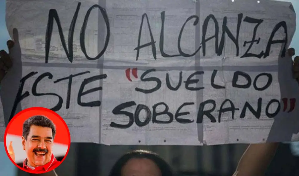 El salario mínimo en Venezuela se ubica en 1,65 dólares desde abril de 2025. Foto: composiciónLR/Tal Cual/Nicolás Maduro
