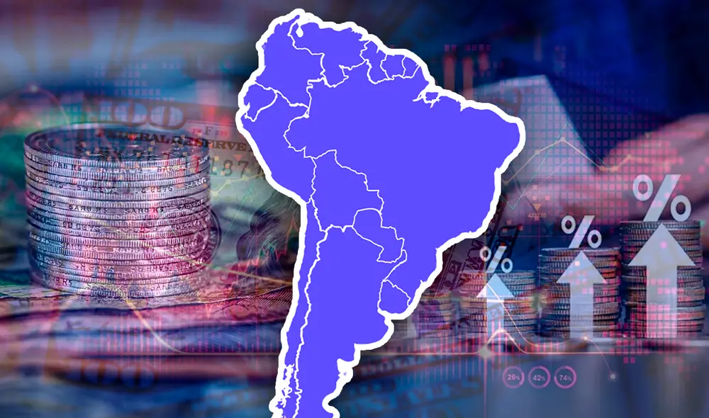 El Banco Mundial proyectó que América Latina y el Caribe crecerán apenas un 2,1% en 2025, siendo la región de menor crecimiento. Foto: Composición LR/Leyderecho/UNAD.