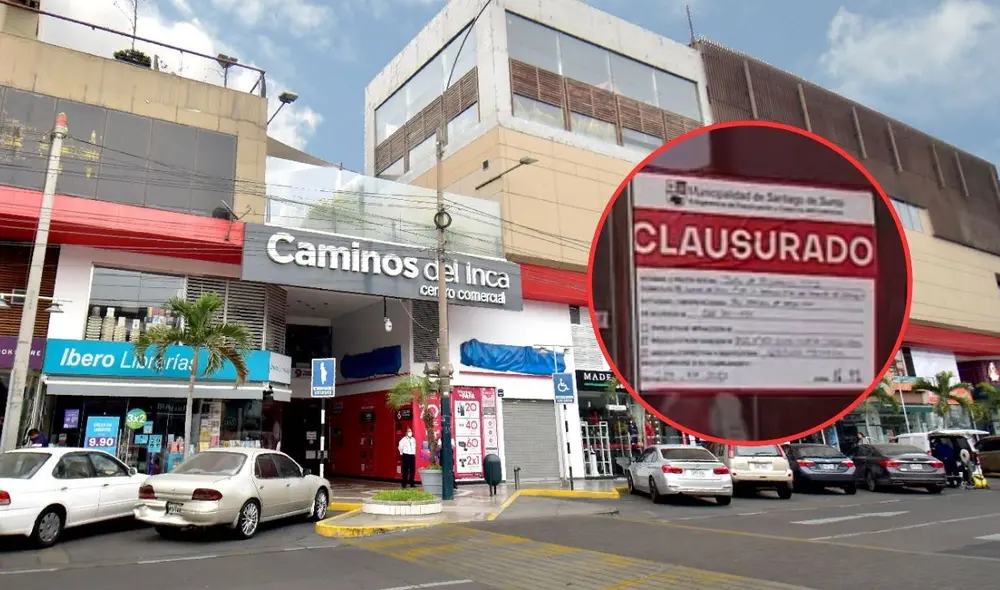 El C.C. Caminos del Inca fue clausuarado nuevamente por la Municipalidad de Surco. Foto: Caminos del Inca/Latina/LR El C.C. Caminos del Inca fue clausuarado nuevamente por la Municipalidad de Surco. Foto: Caminos del Inca/Latina/LR