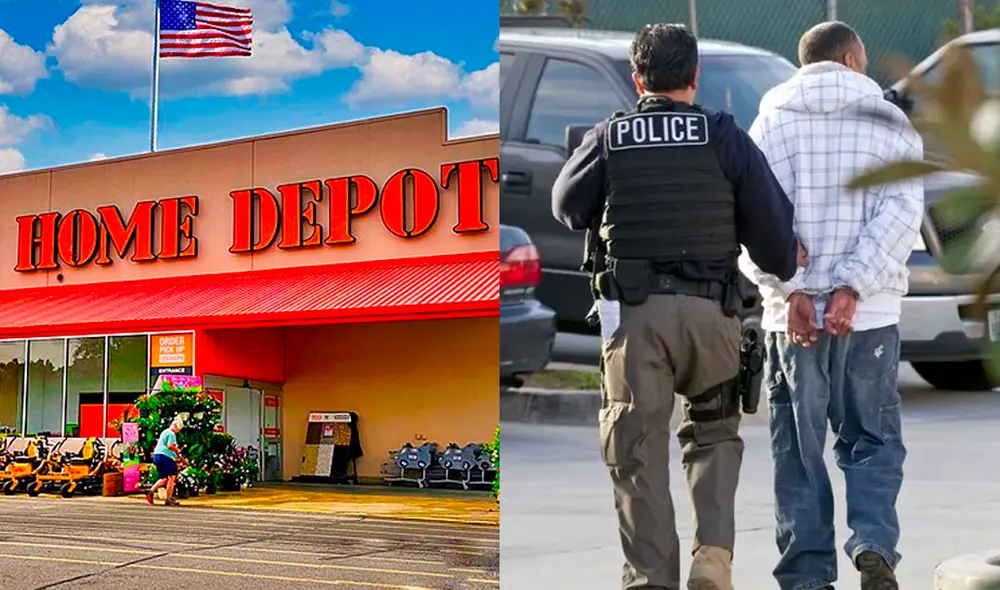 Entre 15 a 20 jornaleros fueron detenidos por ICE en el estacionamiento de Home Depot. Foto: The Latin American Post