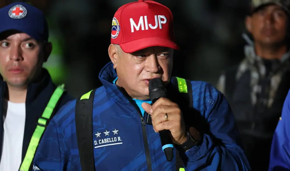 Diosdado Cabello asegura que los coyotes de la frontera "hacen política" en Estados Unidos. Foto: EFE