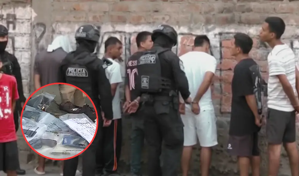 Autoridades capturan a presuntos extorsionadores de colectiveros en Comas. Foto: Composición LR. Autoridades capturan a presuntos extorsionadores de colectiveros en Comas. Foto: Composición LR.