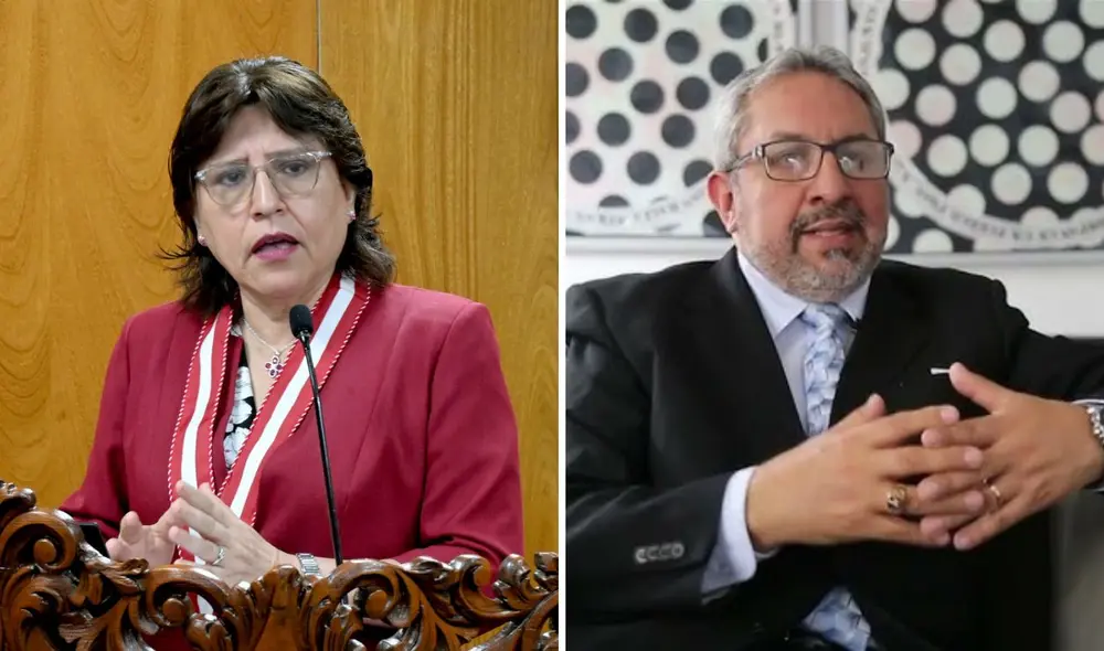 Delia Espinoza, fiscal de la Nación, presentó una denuncia contra Fernández Jerí. Foto: composición LR