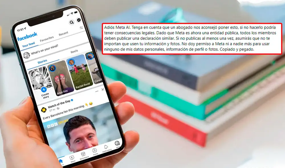 La falsa cadena de Facebook no revoca ningún permiso. Foto: Tech Advisor