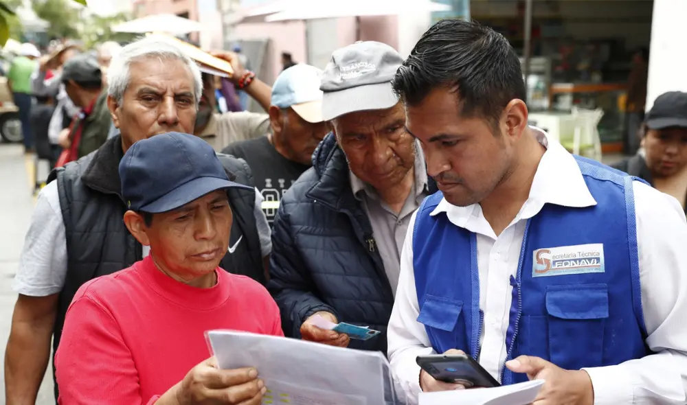 La Secretaría Técnica del Fonavi brinda la página para verificar la inclusión de los beneficiarios en Reintegro 3. Foto: Andina