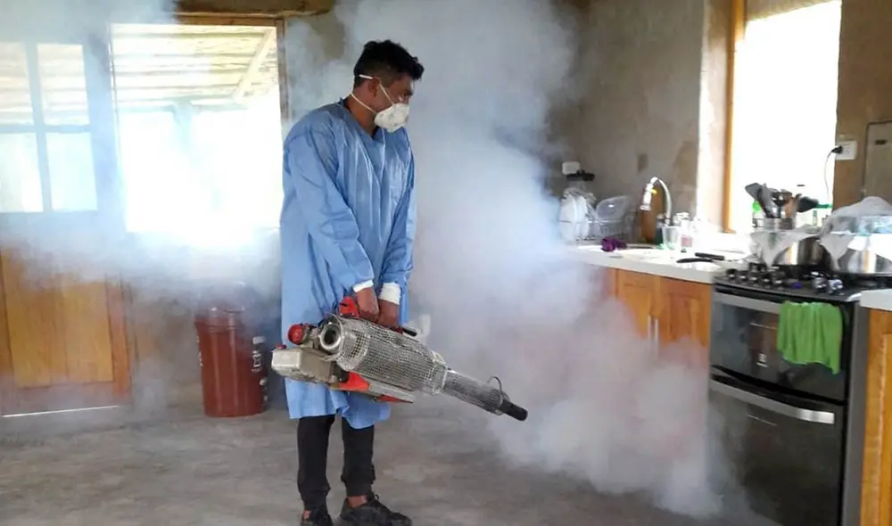 Autoridades de salud buscan frenar dengue con fumigación. Foto: Geresa Lambayeque.