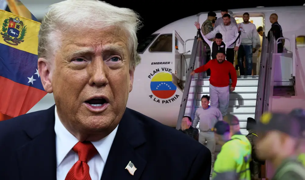 Inmigrantes venezolanos llegan al aeropuerto de Maiquetía en un vuelo procedente de México; es el segundo operativo de repatriación registrado en la misma semana. Foto: composición LR Inmigrantes venezolanos llegan al aeropuerto de Maiquetía en un vuelo procedente de México; es el segundo operativo de repatriación registrado en la misma semana. Foto: composición LR