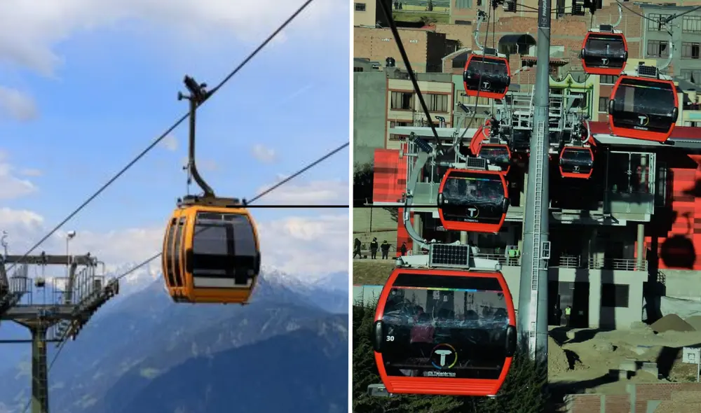 La inversión total en la construcción de teleféricos asciende a 643 millones de dólares. Foto: composición LR/Andina La inversión total en la construcción de teleféricos asciende a 643 millones de dólares. Foto: composición LR/Andina