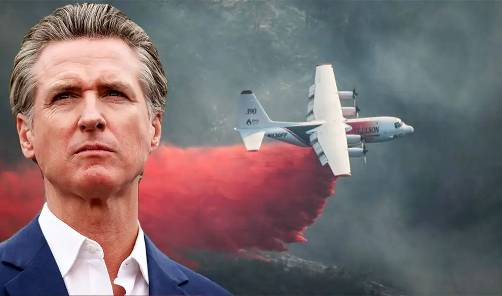 Esta aeronave C-130, ahora plenamente integrada a la flota de CAL FIRE, fue sometida a una serie de modificaciones estructurales y tecnológicas. Foto: composición LR/AP/California National Guard Esta aeronave C-130, ahora plenamente integrada a la flota de CAL FIRE, fue sometida a una serie de modificaciones estructurales y tecnológicas. Foto: composición LR/AP/California National Guard