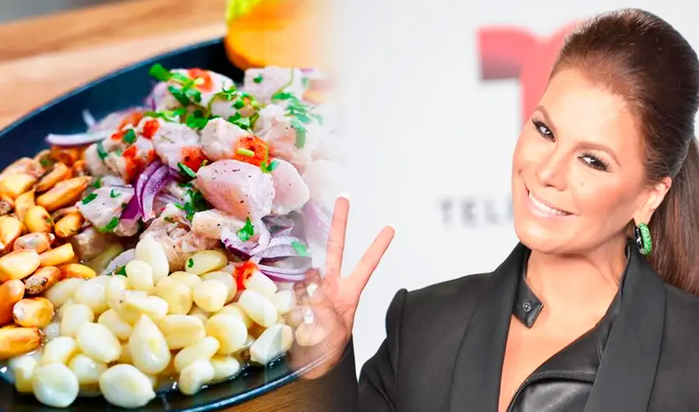 La cantante puertorriqueña elogió la comida peruana. Foto: composición LR/ Telemundo / Cocina Latina