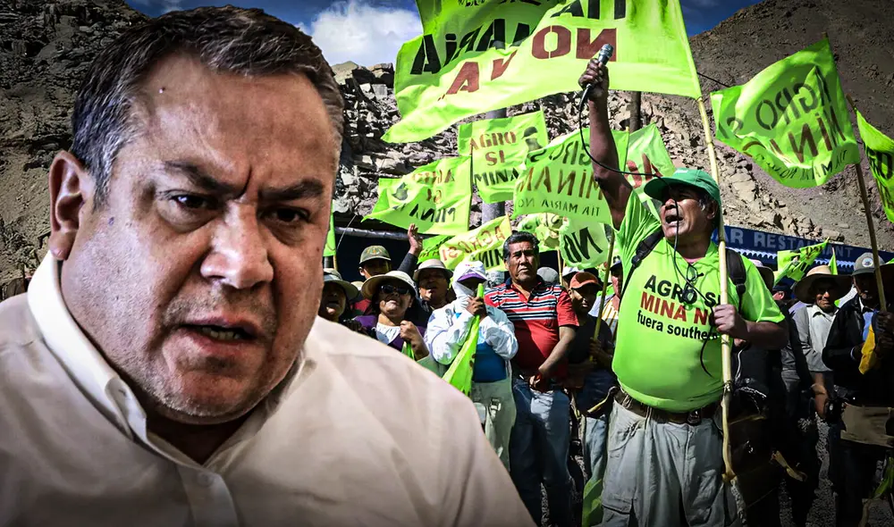 Mientras el premier asegura que Tía cuenta con licencia social, la población del Valle de Tambo continúa protestando contra el proyecto. Foto: composición LR/Andina/Archivo LR