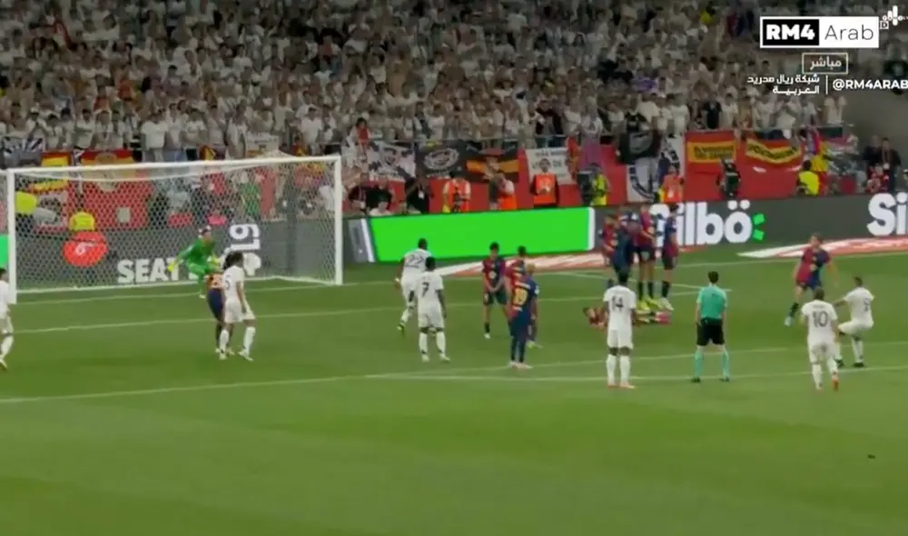 Kylian Mbappé ingresó en el segundo tiempo de la final de la Copa del Rey. Foto: RM4 Kylian Mbappé ingresó en el segundo tiempo de la final de la Copa del Rey. Foto: RM4