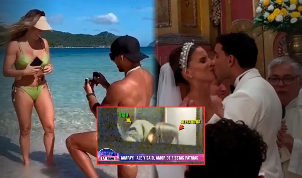 Alejandra Baigorria y Said Palao se casaron: ¿cómo inició su historia de amor que se visibilizó por un ampay de Magaly? Foto: composición LR/Instagram/LR/MagalyTv. Alejandra Baigorria y Said Palao se casaron: ¿cómo inició su historia de amor que se visibilizó por un ampay de Magaly? Foto: composición LR/Instagram/LR/MagalyTv.