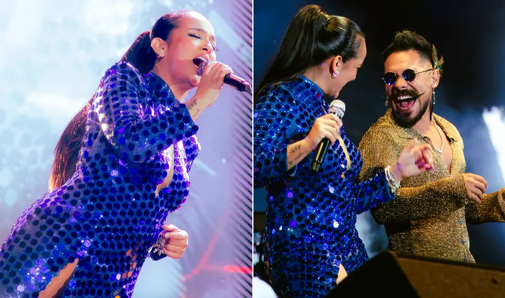 Junto al mexicano Jimmy Rodríguez, quien presentó su nuevo tema ‘Vuelve’, Darcourt brindó un memorable concierto. Fotos: Instagram