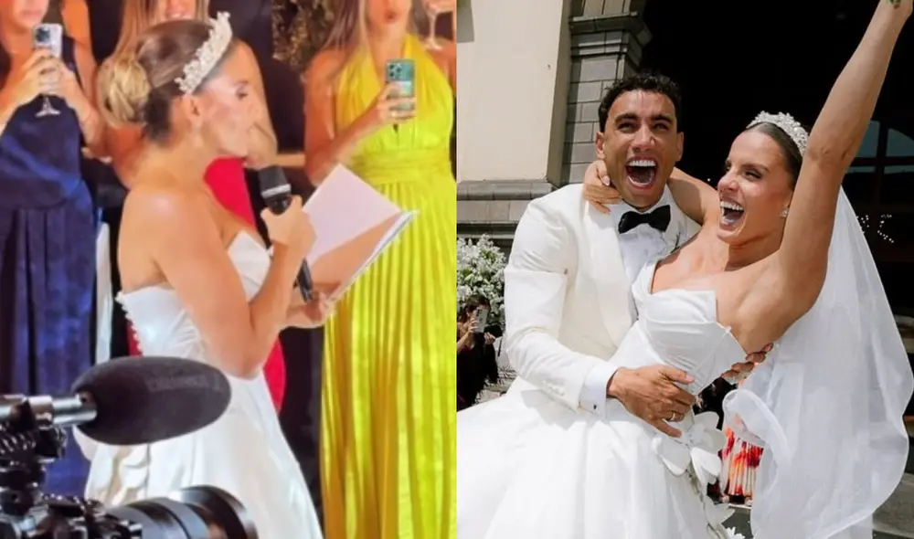Alejandra Baigorria y Said Palao se casaron. Foto: Composición LR/difusión Alejandra Baigorria y Said Palao se casaron. Foto: Composición LR/difusión
