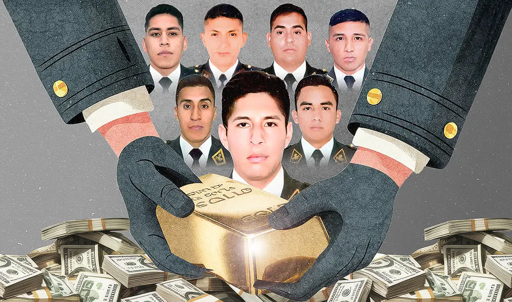 (1) Victor Hinostroza Luque,cabecilla y prófugo. (2)Edgar Morales Garcia (fallecido). (3) Edu Rojas Garcia (detenido). (4)Mario Cervera Romero. (5) Luis Roa Mancilla (No habido). (6) Luis Durand Mendoza (no habido). (7) Rafael Arrascue Pantoja (no habido)