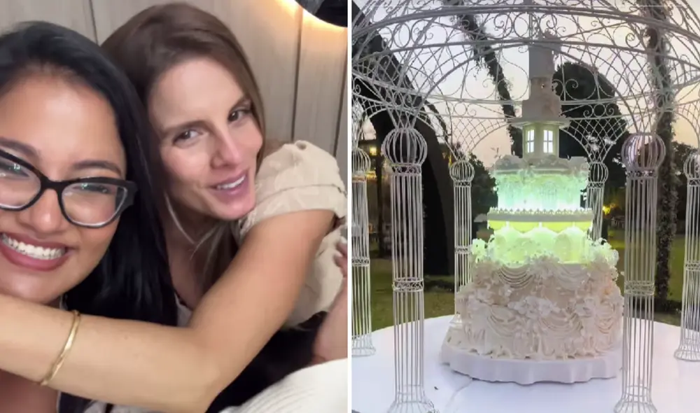 Ana Zuñiga fue la diseñadora de pasteles encargada de elaborar la torta de bodas de Alejandra Baigorria y Said Palao. Foto: composición LR/Instagram/TikTok Ana Zuñiga fue la diseñadora de pasteles encargada de elaborar la torta de bodas de Alejandra Baigorria y Said Palao. Foto: composición LR/Instagram/TikTok