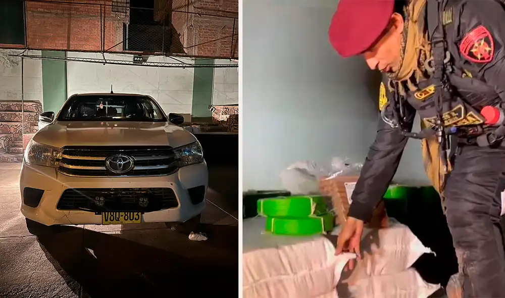 Material explosivo fue trasladado al Complejo Policial Santa Rosa. Créditos: PNP