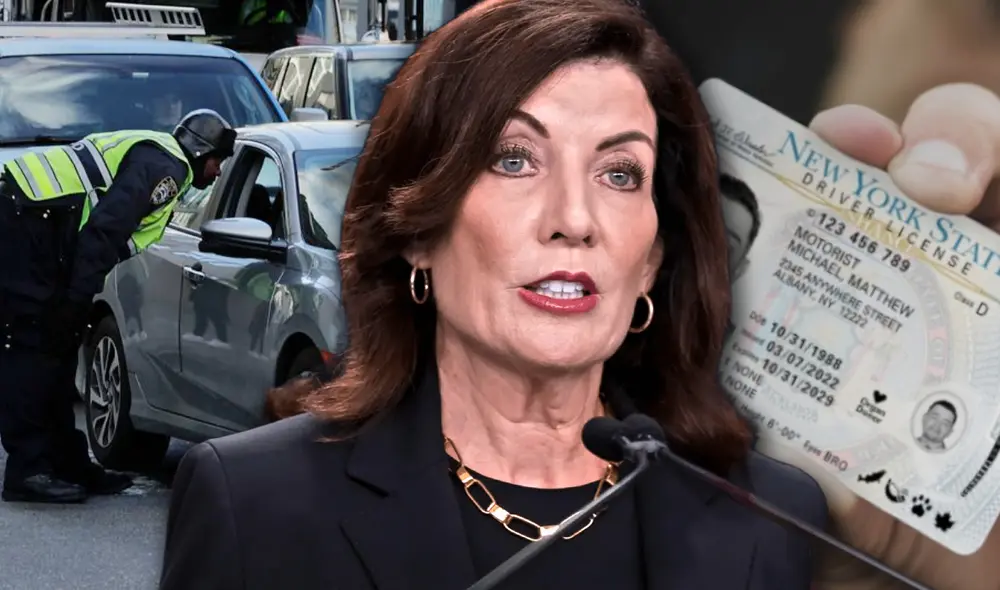 El DMV de Nueva York ofrece un portal en línea para consultar multas pendientes. Foto: composición LR/EFE/Spectrum Noticias NYC/DMV