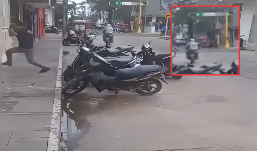 Delincuentes roban joyería y luego huyen en moto en Iquitos: Foto: Composición RL/Captura de pantalla de Youtube