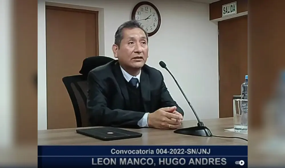 Juez superior de Lima, Hugo León Manco, presidente del Jurado Electoral Especial de Lima Juez superior de Lima, Hugo León Manco, presidente del Jurado Electoral Especial de Lima