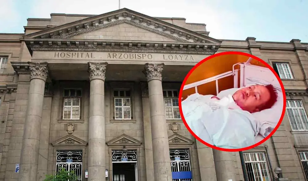 Joven quemado por su amigo se encuentra internado en el Hospital Loayza. Foto: composición LR/Andina/Panorama