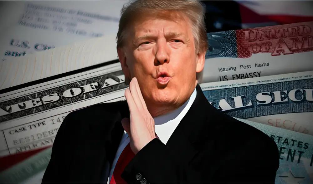 USCIS confirma que Donald Trump detuvo solicitudes de Green Card para inmigrantes refugiados y asilados. Foto: composición LR/AFP USCIS confirma que Donald Trump detuvo solicitudes de Green Card para inmigrantes refugiados y asilados. Foto: composición LR/AFP