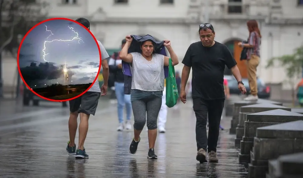 Senamhi emite alerta meteorológica por fuertes precipitaciones, granizo y descargas eléctricas. Foto: composición LR. Senamhi emite alerta meteorológica por fuertes precipitaciones, granizo y descargas eléctricas. Foto: composición LR.