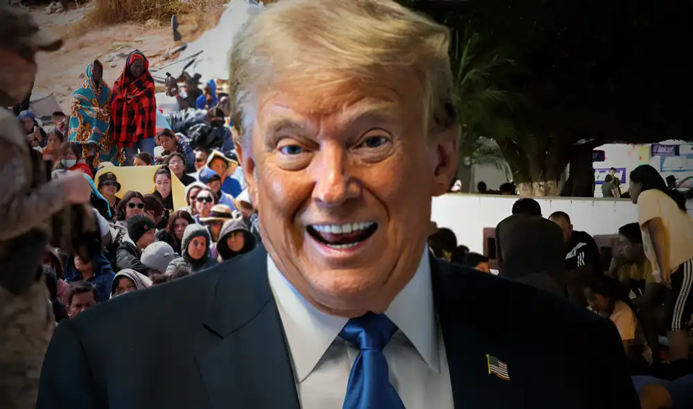 Donald Trump amenaza a ciudades santuario con sanciones y recorte de fondos para impedir que sigan protegiendo a inmigrantes indocumentados. Foto: composición LR/AFP/El País